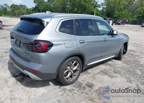 2023 BMW X3 xDrive30I из США, поврежденный, VIN 5UX53DP04P9S20126
